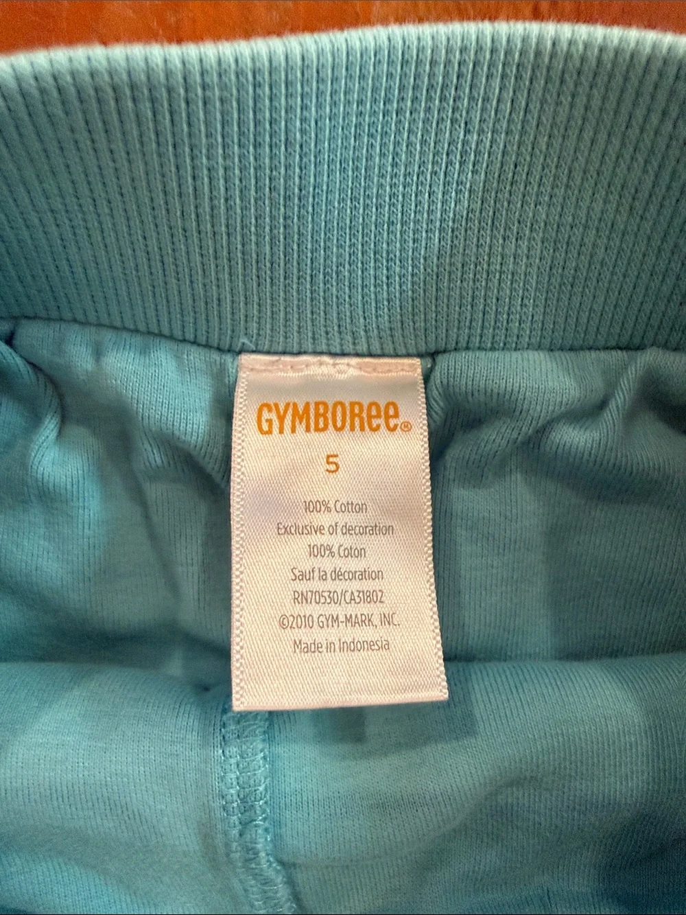 Gymboree Girls' Light Blue Tie-Dye Tiered Skort with Bow size 5